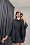 Women's Winter Cashmere Poncho - 2
