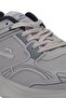 Casual Lace-Up Sneakers Grey/Navy Blue Women's Sneakers - 4