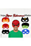 7Pcs Superhero Concept Paper Party Mask Superhero Birthday Ornament - 6