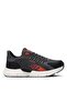 Comfortable Lace-Up Casual Sneakers Dark Gray Orange - 2