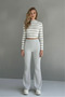 Set of 2 - Fishing Collar Long Sleeve Crop with Sharpened Edges, Spanish Legging Style Tights - 4