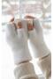 Women's Plush Short Finger Gloves - 4
