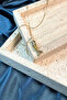 Limited Edition Anchovy Fish Design Pendant Model Gold Color Steel Necklace - 5