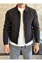 Men's Regular Fit Slim Jacket Black Eca029