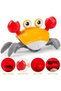 Baby Gift Musical Toys for Kids 2-4 Years – Battery Operated Electric Runaway Crawling Crab - 2