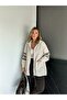 Stone Sleeves Knitwear Boucle Coat - 2