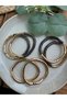 Zr Model 6-Piece Gold Combination Elastic Bracelet - 4