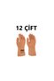 12 Pairs of Natural Rubber Medical Waste Gloves E-530 X Large Size