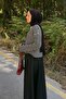 Thin Striped Knitwear Cardigan Black - 2