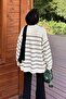 Striped Knitwear Sweater Natural - 4
