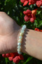Aquamarine Bracelet 8mm Natural Unisex Blue Aaa Quality Calm Stone - 4