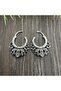 Vintage Special Design Ring-Passable 316L Stainless & Tarnish-Free Steel Earrings Pair - 2