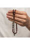 Silver Kazaz Tasseled Tight Amber Rosary