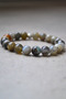Labradorite Bracelet Natural 8mm Round Cut Transformation Stone Unisex