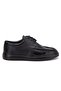 Genuine Leather Men's Casual Shoes Black Tied Eva Sole - 3