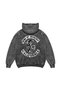 Sons of Anarchy Printed Oversize Unisex Washable Black Hoodie