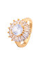 Zircon Diamond Ring