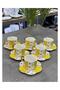 Lissome 6-Piece Coffee Cup Set Yellow - 2
