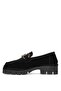 25390510K Women's Genuine Leather Casual Shoes Black - 3