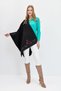 Women's Floral Embroidered Knitwear Shawl 23154 K.Fume - 3