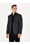 Anthracite Slim Fit Wool Blend Jacket 50272754-Vr006