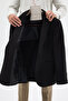 Wesley Men's Black Italian Striped Cashmere Fabric Half Lining Pocket Pocketed Mono Collar Sports Blazer Jacket - 5