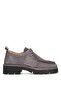 25390508K Women's Genuine Leather Casual Shoes Gray