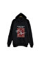 Motif - Carpet - Woven Printed Unisex 100% Cotton Black Hooded Sweatshirt