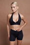 Amara Black Seamless Women's Sports Bra - 3