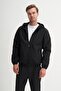 Basic Crinkle Fabric Spring Regular Fit Coat