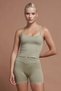 Laguna V Green Scrunch Recovery Sports Shorts - 6
