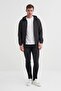 Basic Crinkle Fabric Spring Regular Fit Coat - 4