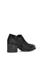 2512708K Women's Genuine Leather Classic Heeled Shoes Black - 4