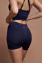 Laguna V Navy Blue Scrunch Recovery Sports Shorts - 4