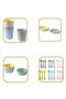 Children's Dinnerware Set Cup Plate Bowl Spoon Knife 36 Pieces