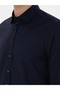 Navy Blue Slim Fit Long Sleeve Shirt 50291673-Vr033 - 7