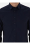 Navy Blue Slim Fit Long Sleeve Shirt 50291673-Vr033 - 6