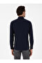 Navy Blue Slim Fit Long Sleeve Shirt 50291673-Vr033 - 5