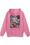 Gta Vice City Sırt Printed Hooded Yarı Oversized Sweatshirt Pink Hoodie 1314
