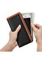 Italian Genuine Leather Black Long Card Holder Wallet - 5