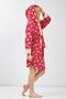 Pink Heart Velvet Dressing Gown - 3