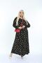 Women's Plus Size Long Sleeve Viscose Combed Cotton Hijab Suitable Long Dress