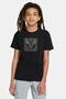 Unisex Kids Black Zentangle Elephants Printed T-shirt