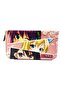 Pencil Case Anime Manga K-pop Blackpink Organizer Pencil Case Vegan Leather Three Compartment Pen Holder - black - 2