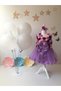 Lilac Colored Floral Tutu Dress - 4