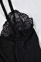 Siyah Dantel Detaylı Body THMAW26BD00011 - 6