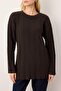 Brown Boucle Knit Sweater Tctaw26Ak00014 - 3