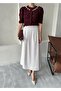 Stone Yoda Pleated Long Skirt - 2