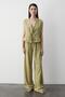 Khaki 3 Lace-Up Vest Muslin Set - 4