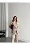 Stone Buttoned Vest and Pants Set - 6